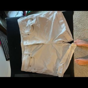 White American eagle Jean shorts